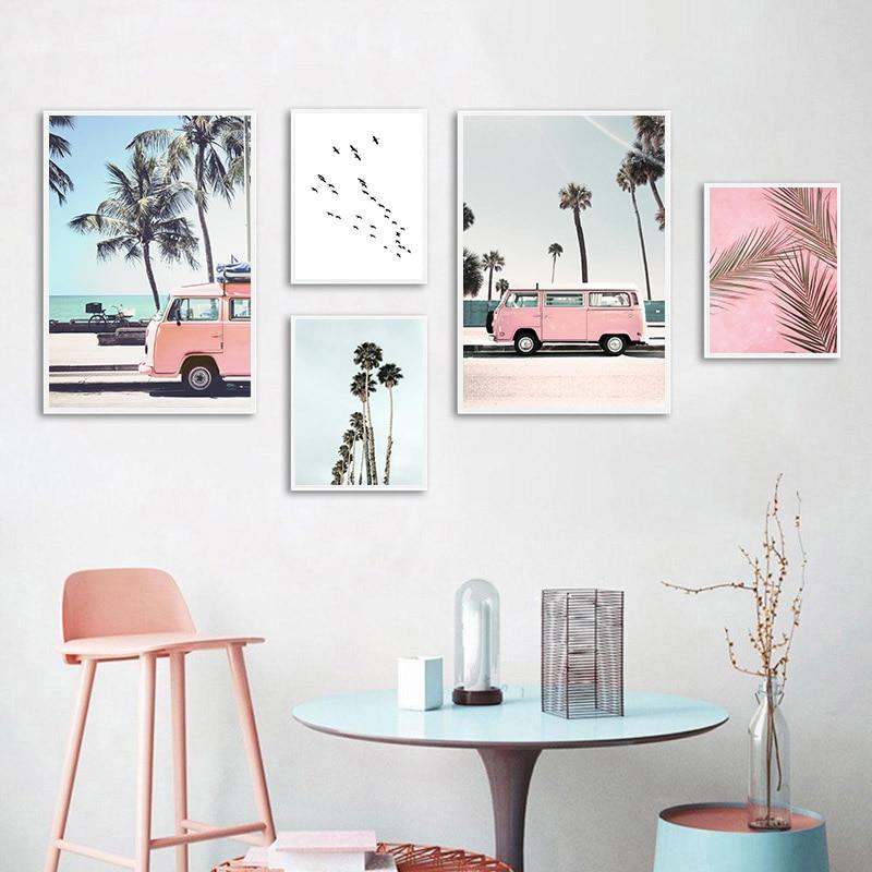 Tropical Ocean Canvas – Modern Watercolor Art Print